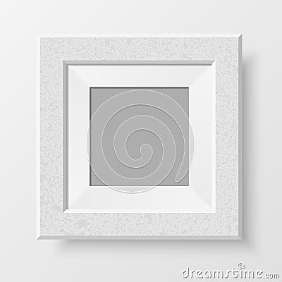 Realistic blank photo frame Vector Illustration