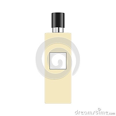 Realistic Cosmetic bottle can sprayer container. Vector Illustration