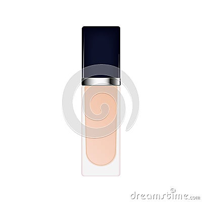 Realistic Cosmetic bottle can sprayer container. Vector Illustration