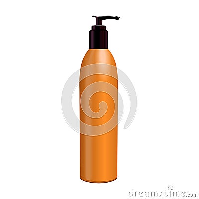 Realistic Cosmetic bottle can sprayer container. Vector Illustration