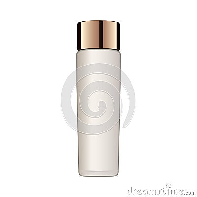 Realistic Cosmetic bottle can sprayer container. Vector Illustration