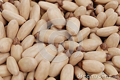 3D Render of Pine Nuts Stock Photo