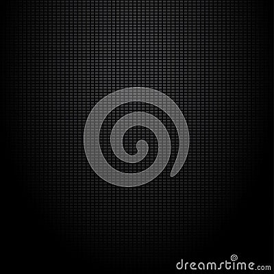 Realistic dark carbon background. Vector Illustration