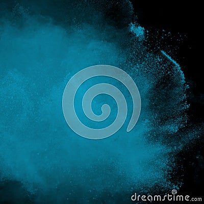 Realistic explosion or water splash,fog background for your ideas Stock Photo