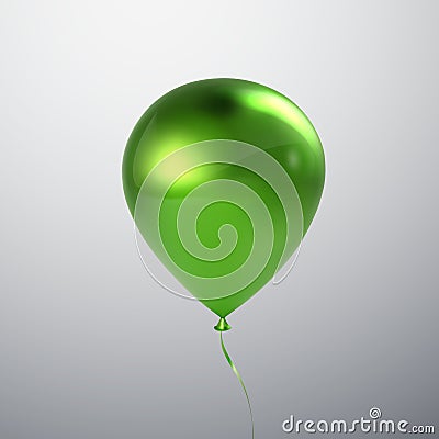 Realistic glossy balloon Vector Illustration