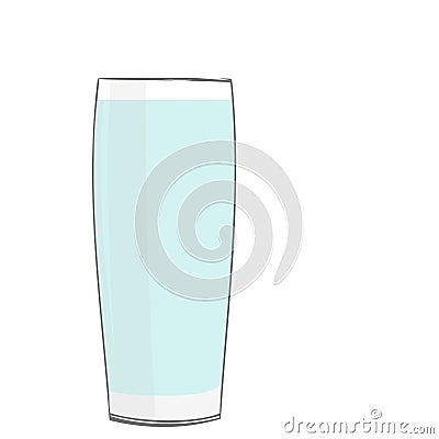 Realistic illustration glass Vector Illustration