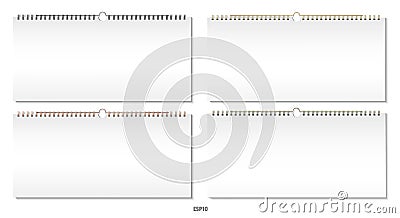 Calendar set vector Vector Illustration