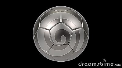 Realistic Iron Metal Soccer Ball Isolated on Black Background. 3d Looping Animation Stock Video - Video of footage, leather: 161351365 Realistic Iron Metal Soccer Ball Isolated on Black Background. 3d Looping Animation Stock Video - Video of footage, leather: 161351365