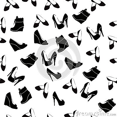 Realistic ladies shoe. Vector Illustration