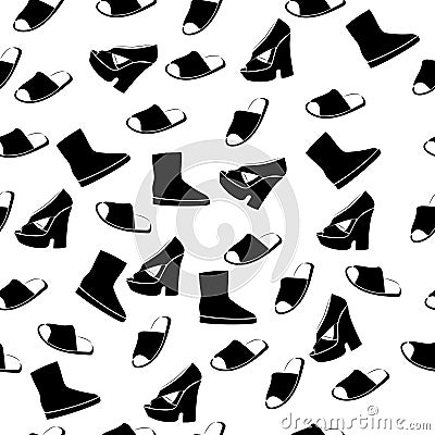 Realistic ladies shoe. Vector Illustration