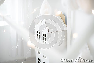 Realistic looking dollhouse Stock Photo