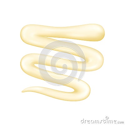 Realistic Mayonnaise Illustration Vector Illustration