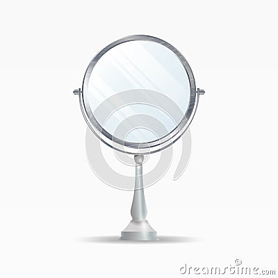 Realistic Mirrors Set Vector. Mirror Frames Or Mirror Decor Interior Illustration Vector Illustration