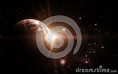 Realistic planet Stock Photo