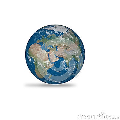 Realistic planet Earth Stock Photo