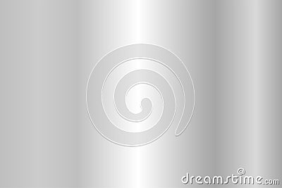 Realistic silver texture. Shiny metal foil gradient Vector Illustration