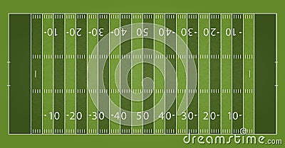 A realistic textured grass football soccer field. File contains transparencies Stock Photo