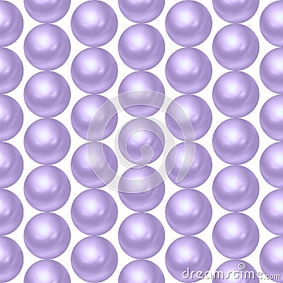 Vector realistic purple pearls seamless pattern Vector Illustration