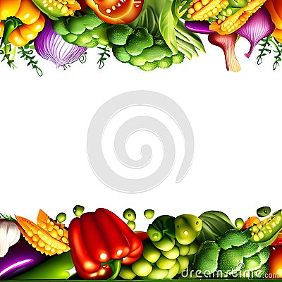 Realistic vegetables for world vegan day celebration ai generated Stock Photo