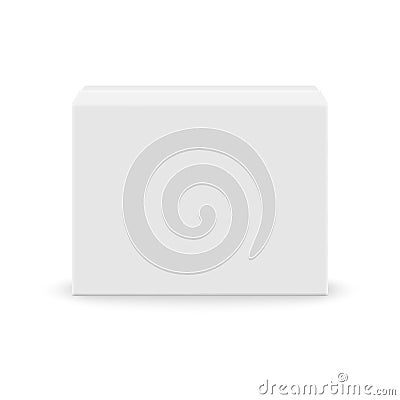 White blank box Vector Illustration