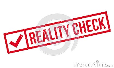Reality Check rubber stamp Vector Illustration