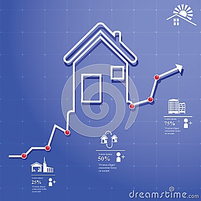 Realtor Infographic Stock Photo