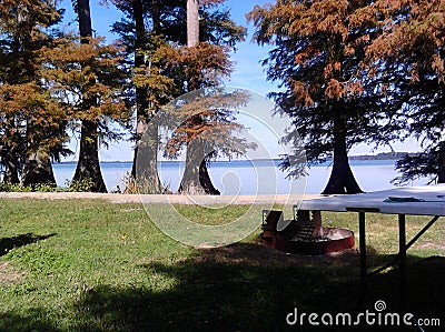 Realtree Lake in Tiptonville Tennesee Stock Photo