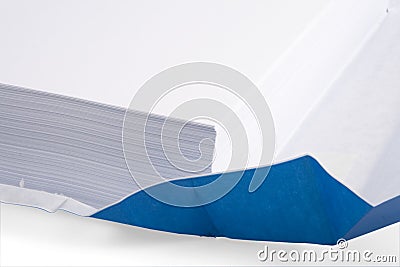 Ream of Copy Paper Stock Photo