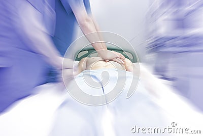 Reanimation. Stock Photo