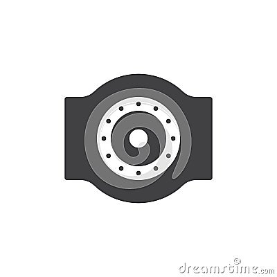 Rear drive axle icon vector Vector Illustration