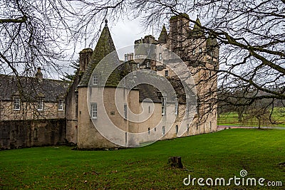 The Castle Fraser in Sauchen, Inverurie, Scotland, UK Stock Photo