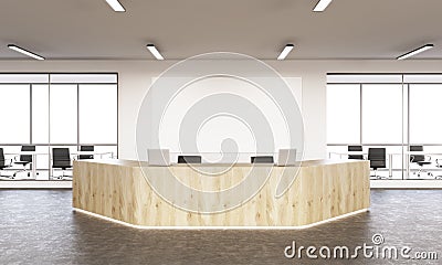 Reception area Stock Photo