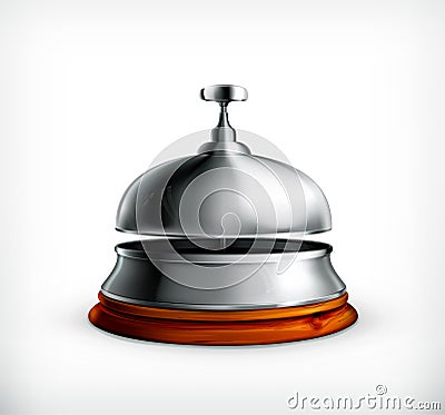 Reception Bell Vector Illustration