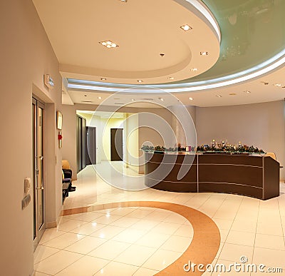 Reception office Stock Photo