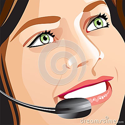 Receptionist Stock Photo