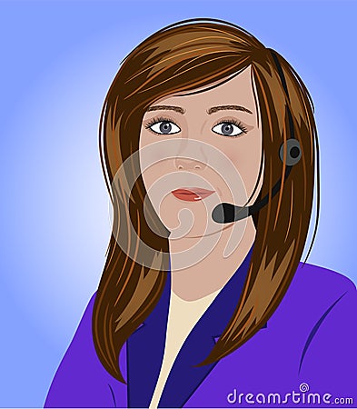 Receptionist Stock Photo