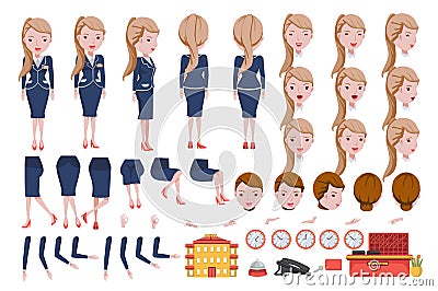 Receptionist Vector Illustration