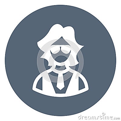 Receptionist Isolated Vector icon which can easily modify or edit Vector Illustration