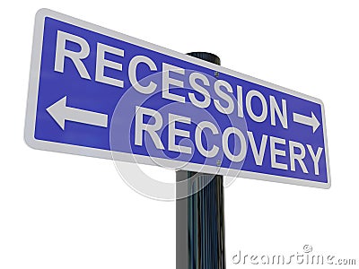 Recession Recovery Stock Photo