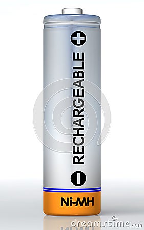 Rechargeable battery Stock Photo