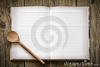 Recipe book Stock Photo