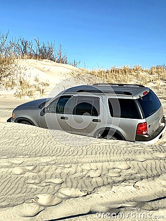 Reckless driving breezy point offshore new york Stock Photo