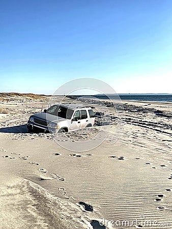 Reckless driving breezy point offshore new york Stock Photo