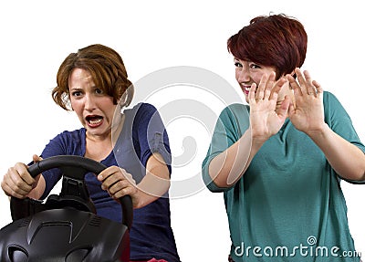 Reckless Driving Stock Photo