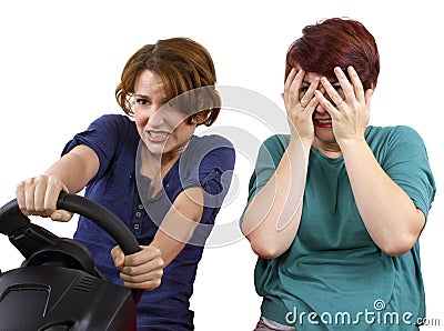 Reckless Driving Stock Photo