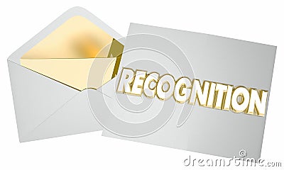 Recognition Check Money Award Payout Stock Photo