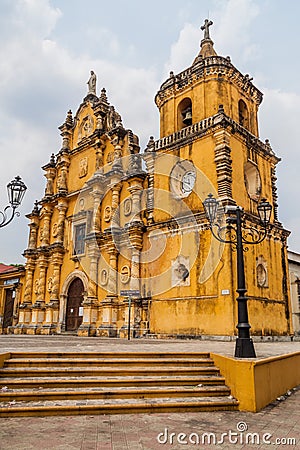 Recoleccion church in Leon, Nicarag Stock Photo