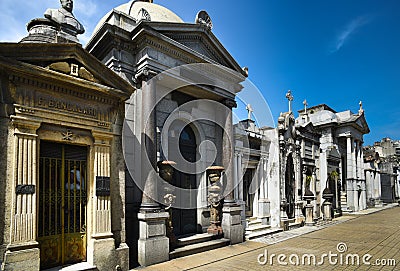 Recoleta Cemetary Editorial Stock Photo