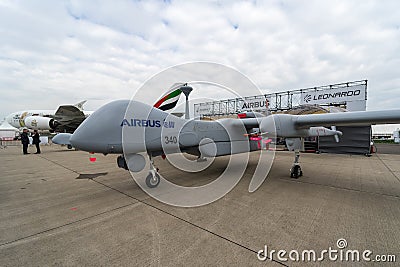 Reconnaissance Medium-altitude long-endurance unmanned aerial vehicle IAI Eitan Editorial Stock Photo