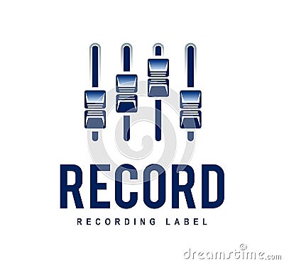 Record Logo Vector Illustration